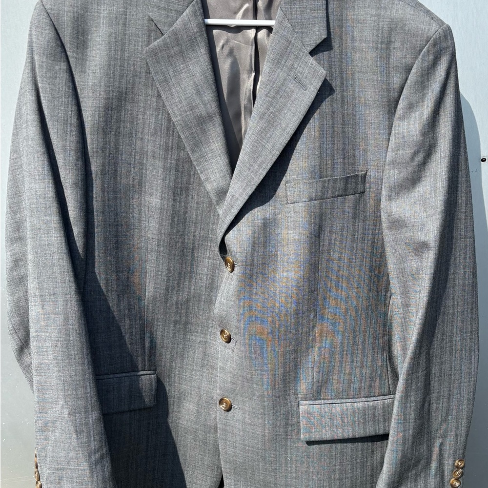 Lauren Ralph Lauren Gray Men's Three-Button Sport Coat